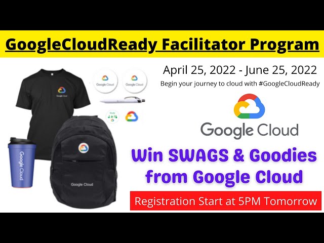 Google Cloud Ready Facilitator Program | Free SWAGS by Google Cloud Platform #GoogleSwags