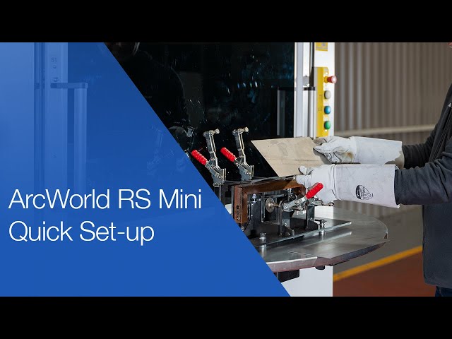 Yaskawa Robot with the ArcWorld RS Mini: Quick and Easy setup Robot Welding