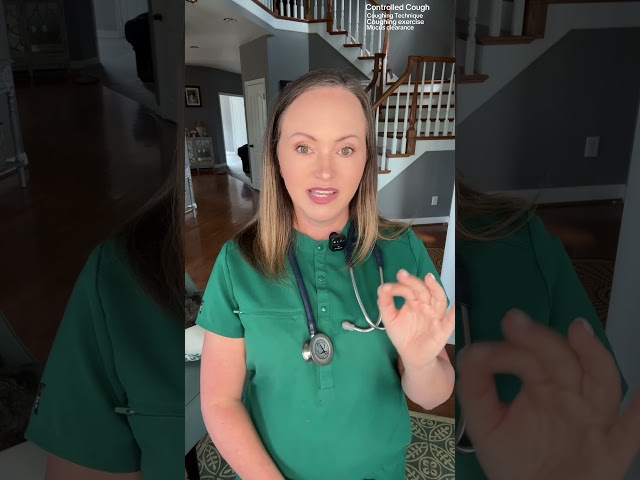 Controlled Cough from a Respiratory Therapist #cough #health #lungs