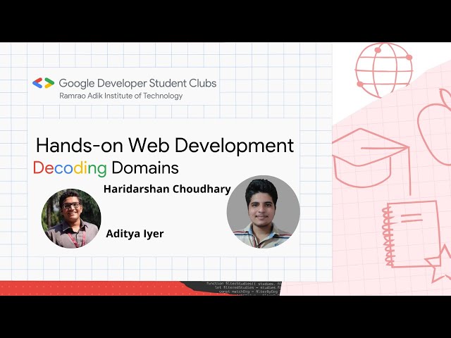 Hands-on Web Dev | Decoding Domains