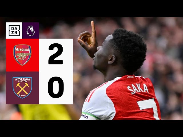 Arsenal vs West Ham (2-0) | Resumen y goles | Highlights Premier League