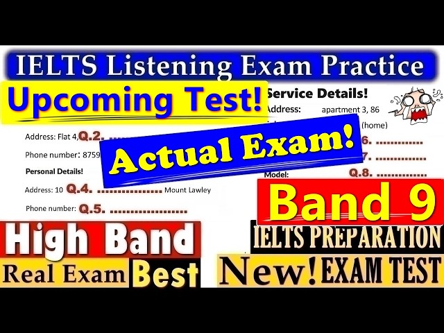 IELTS LISTENING PRACTICE TEST 2026 WITH ANSWERS | 21.08.2026