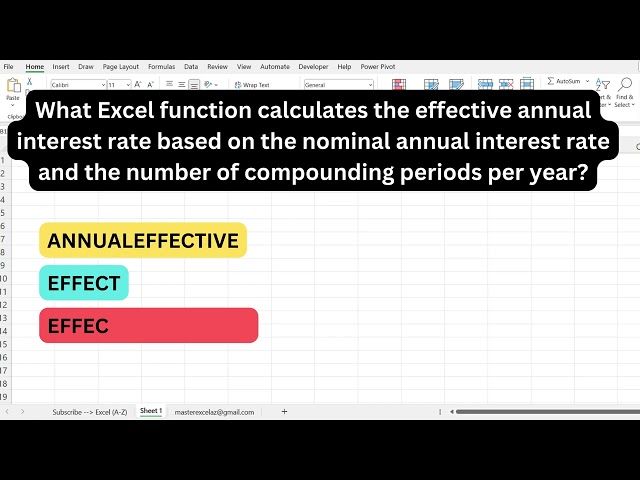 #275 - Excel formula question and answer