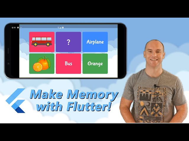 Make the Card Game Memory with Flutter & Firebase - to Teach Kids Sight Words!