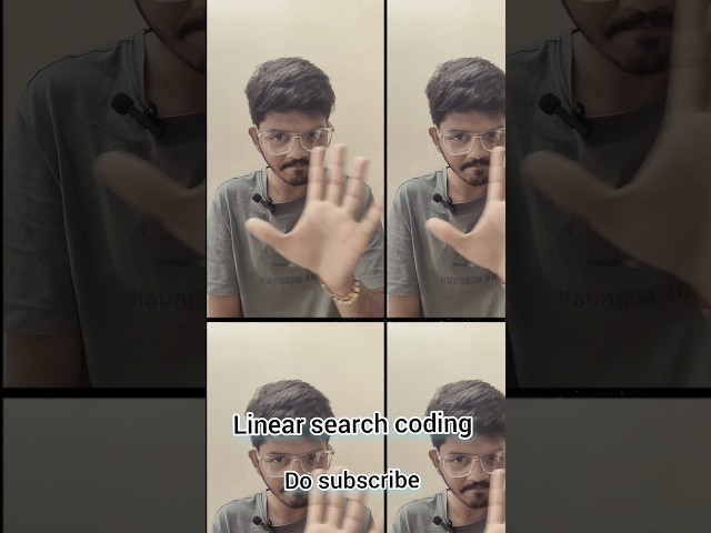 linear search coding | DSA | placements #codewithjalandhar #dsa #placements2025 #placement