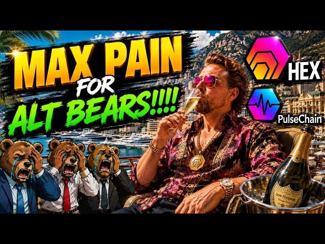 HERD MISSED THE HEX AND PULSECHAIN BOTTOM !!!!!!! MAX PAIN FOR ALTCOIN BEARS!!!!!