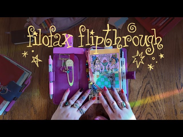 Configuración de la agenda personal Filofax 2026 ꩜ Un vistazo con ideas para insertar y decorar
