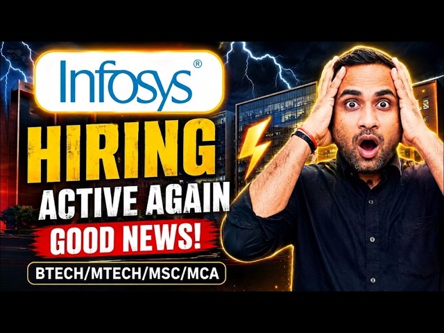 Infosys Hiring Active Again | Infosys Hiring 2026 Batch | BE/Btech/ME/Mtech/MSC/MCA
