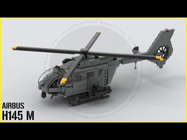 LEGO | Airbus H145 M - 1:35 Scale Military LEGO Helicopter REVIEW!