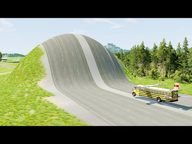 Mobil vs Bumps #14 - BeamNG Drive