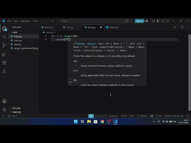 For Loop in Python 