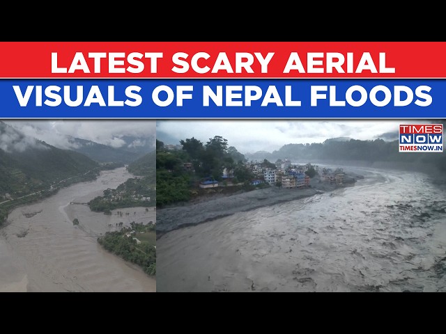 Nepal Flood Horror: Latest Scary Aerial Visuals Emerge As Second Deluge Scares Kathmandu | Watch