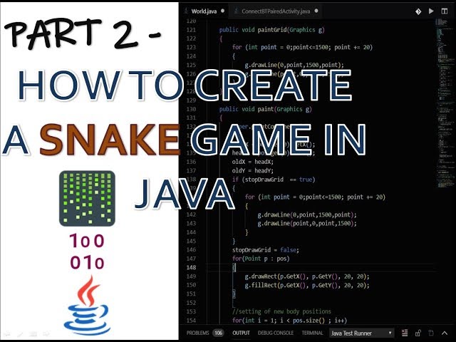 Part 2 - Snake Game Tutorial - Creating The Game Window And Intro To Graphics