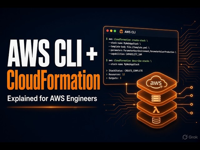 AWS CLI + CloudFormation Explained for AWS Engineers | Complete 2026 Guide