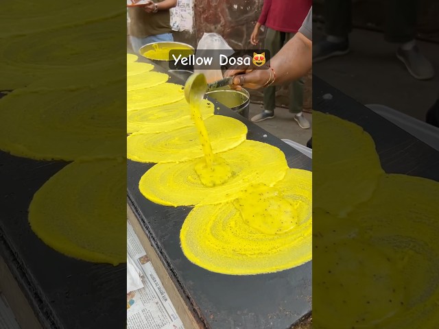India’s First Yellow Dosa In Just 30/-😻 | Indian Street Food #shorts