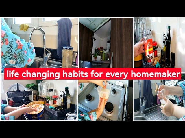 Time saving homemaking tips & ideas | perfect life changing habits for homemakers | kitchen hacks