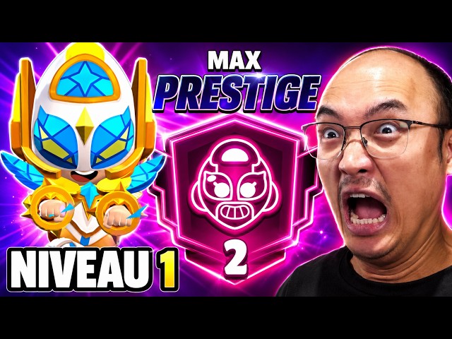 J’AI AMENÉ UN BRAWLER NIVEAU 1 AU PRESTIGE 2 !
