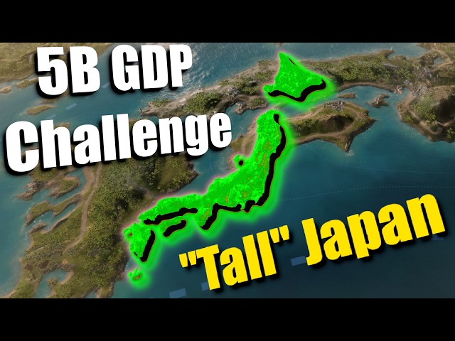 5B GDP "Tall" Japan, IMPOSSIBLE Challenge - Victoria 3 - (LIVE)