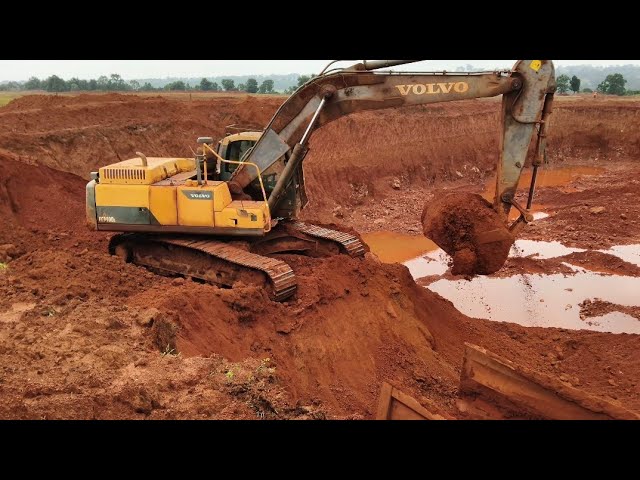 Volvo Excavator Mining Work | Volvo Machine Operation & Dumper Loading #machine #volvo #excavator 