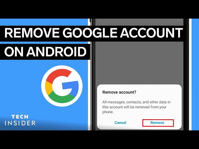 How To Remove A Google Account On Android