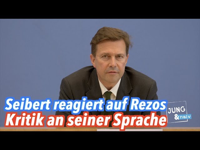 Rezos Kritik an Seibert: Reaktion des Regierungssprechers
