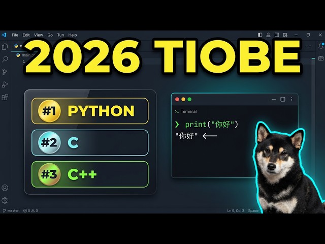 Python, C, or C++? 2026 TIOBE Programming Rankings and Your First Code for Beginners
