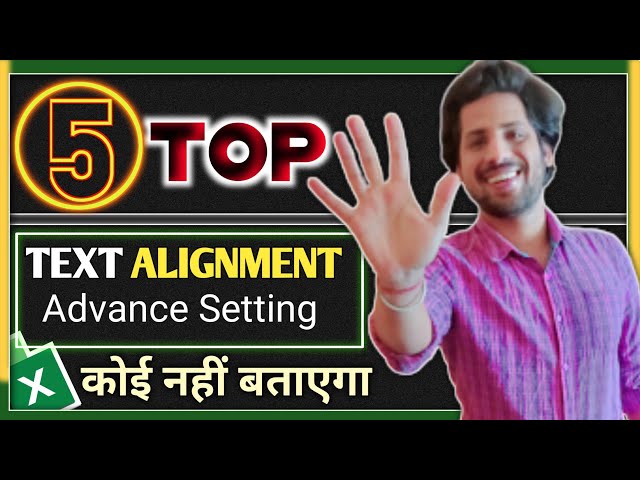 Top 5 Advanced Text Alignment Settings in Excel | Advanced Excel Tips & Tricks | Excel Text Forma...