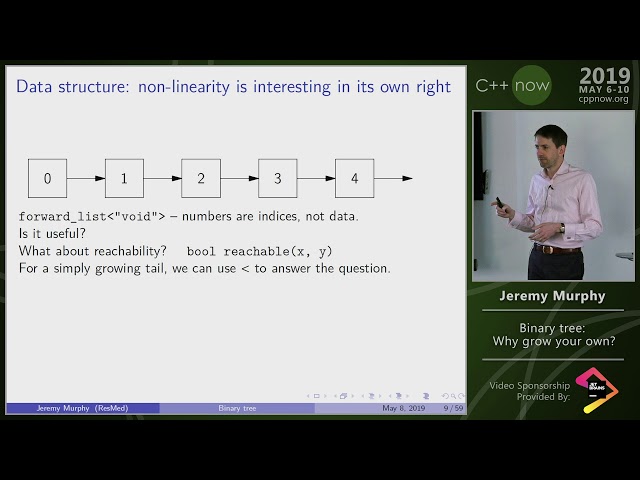 C++Now 2019: Jeremy Murphy “A generic binary tree: why grow your own?”