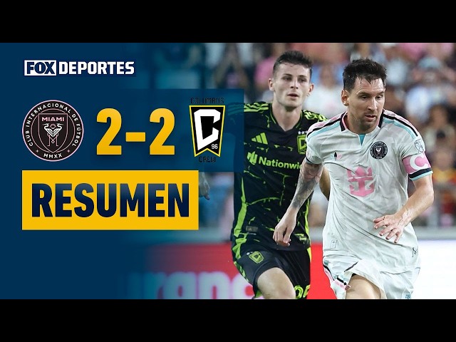 💥🔥 INTER MIAMI 2-2 COLUMBUS CREW | Messi returns and the champion drops points | HIGHLIGHTS | MLS...