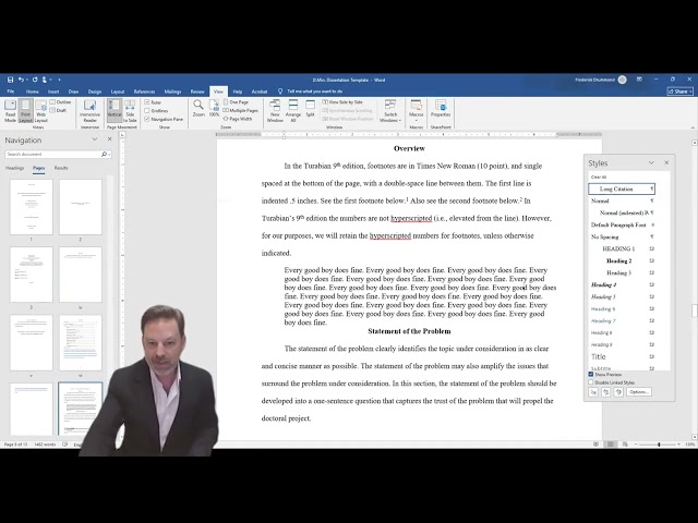 Dissertation Writing Tips & Tricks: Formatting in Word