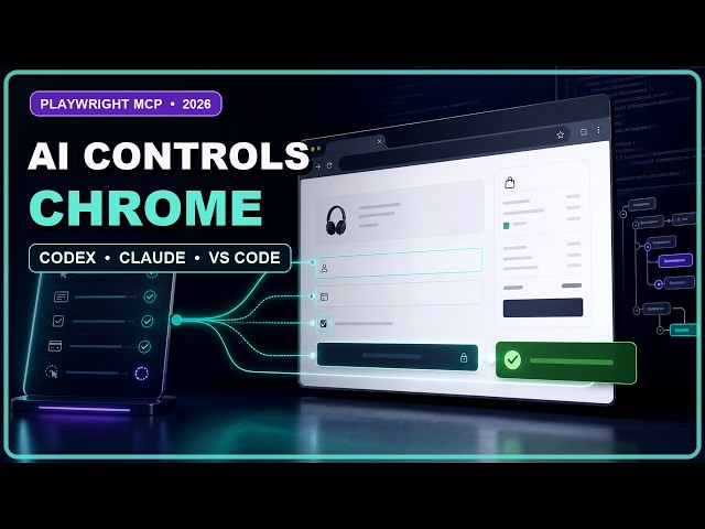 Playwright MCP Tutorial 2026 | AI Browser Automation with Codex, Claude Code & VS Code