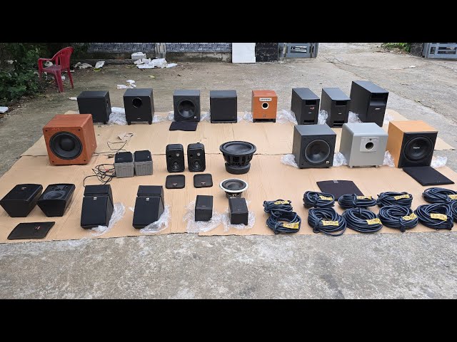 Used speaker wire 40k. JBL 30 sub driver beast. European powered sub. Satellite speakers 600k. Co...