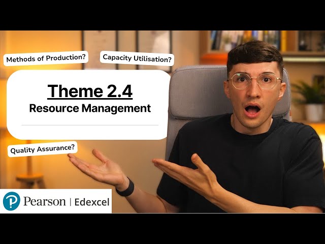 Theme 2.4 – Resource Management | Edexcel A-Level Business (Revision)