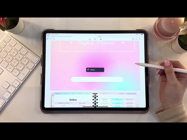 How to set up my Digital planner in iPad using GoodNotes 💗🙌🏻✍🏻
