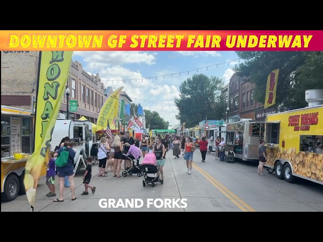 Downtown Grand Forks Street Fair Is Underway