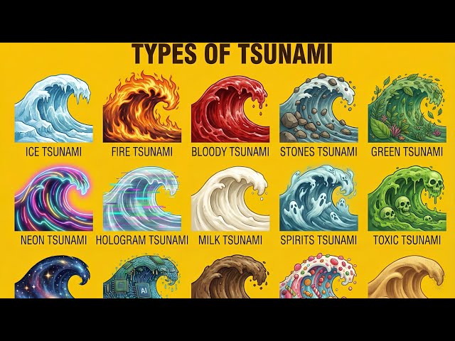 World’s Biggest Tsunami Ever Recorded 🌊 | All Types of Tsunami