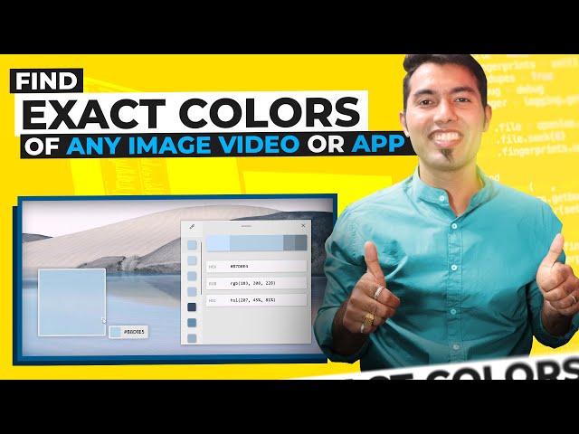 Find Exact Color Code of Any Image, Video or App in Just One Click 🔥
