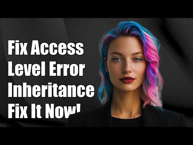 Fixing 'Access Level must be protected or weaker' Error in Inheritance