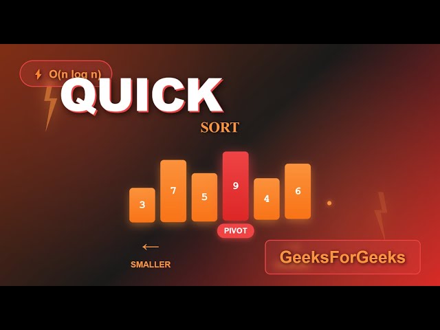 L22. Quick Sort | GeeksforGeeks