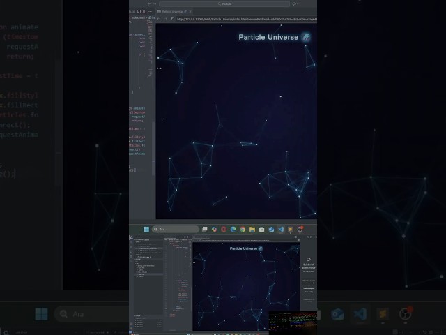 ASMR Coding Universe | #shorts #programming #notalking #asmr