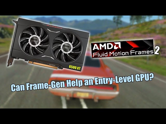 Testing AFMF 2 with the RX 6500 XT... Entry-Level Frame Gen