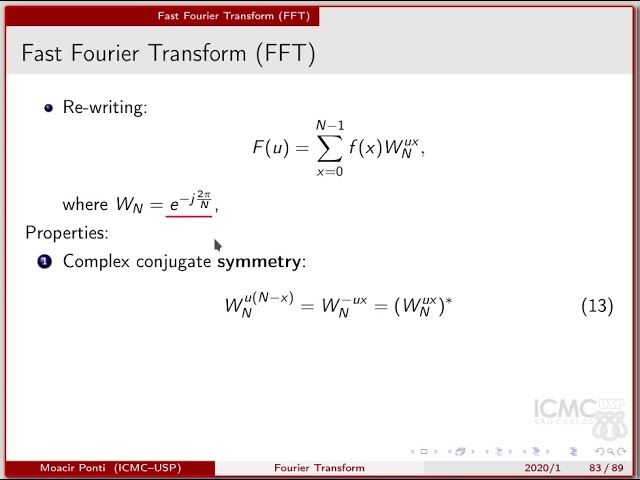 DIP 04 - Fourier Transform - (9) Fast Fourier Transform Algorithm