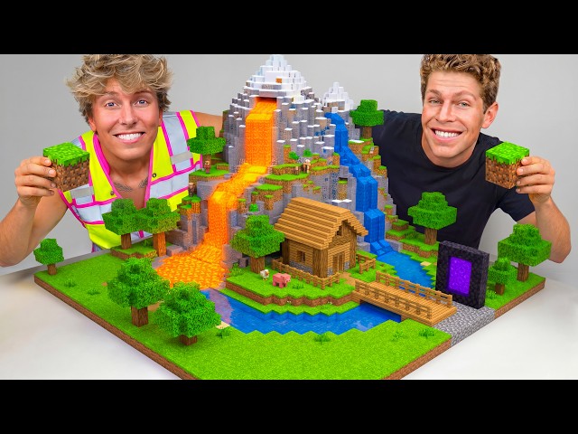 I Built Minecraft In Real Life!