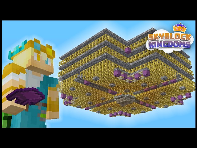 I Built A Shulker Farm in Skyblock Kingdoms!