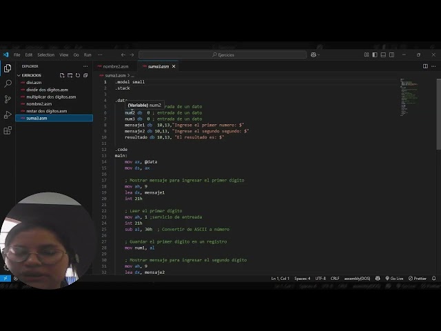 Programación en ensamblador con VS Code y MASM/TASM | Paso a paso