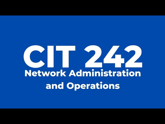 CIT 243 - Network Vulnerability Analysis | Feb. 12, 2025