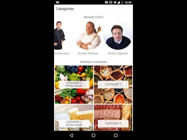 Listing 1 - Ionic Lists & Cards Component