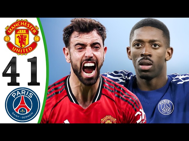 Manchester United vs PSG 4-1 Highlights | All Goals & Extended Highlights | Club Friendly 2026 HD
