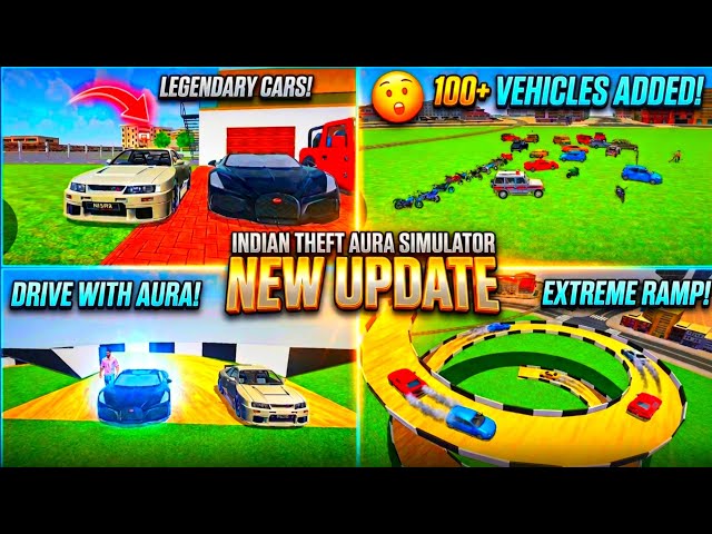 Indian Theft Aura Simulator NEW UPDATE! 😱 New Supercar + Mega Ramp Challenge!