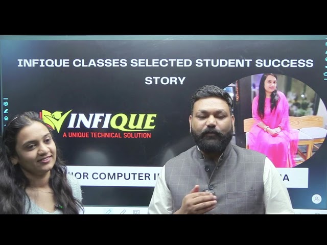 Success Story || Sr. Computer Instructor SELECTED SEEMA JHALANI || INFIQUE CLASSES